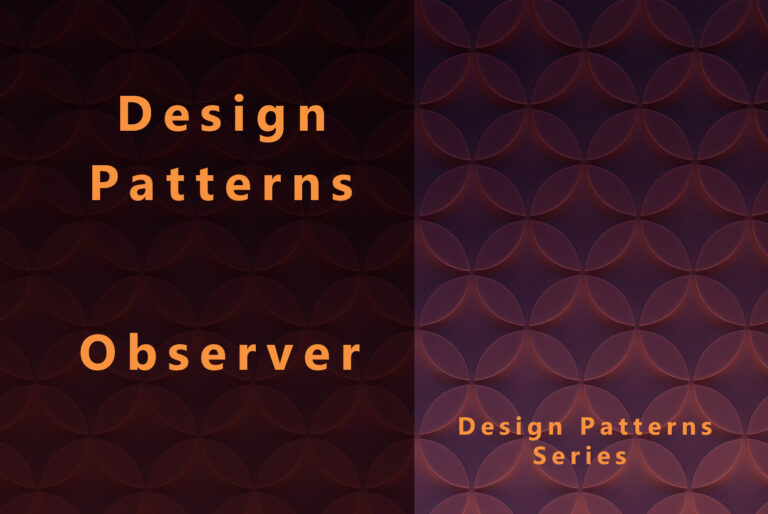 Design Patterns – Observer design patterns observer