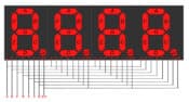 Learn How a 4-Digit 7-Segment LED Display Works and how to control it ...