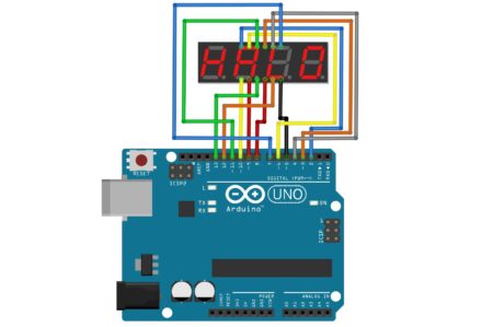 Learn How a 4-Digit 7-Segment LED Display Works and how to control it ...
