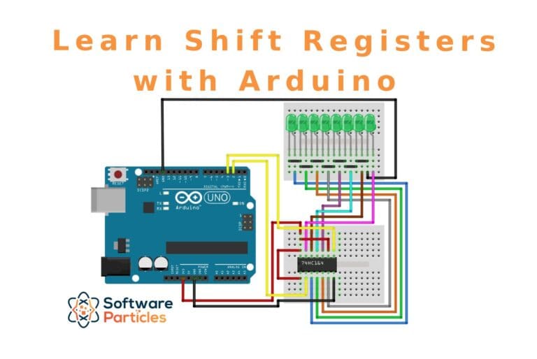 Learn How Shift Registers work and how to use them using Arduino Learn Shift Register using Arduino - featured image