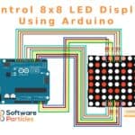 Control a 8x8 LED Display using Arduino - featured image